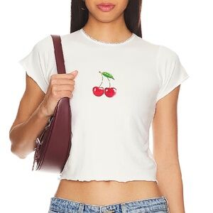 X Revolve Cherry Tee